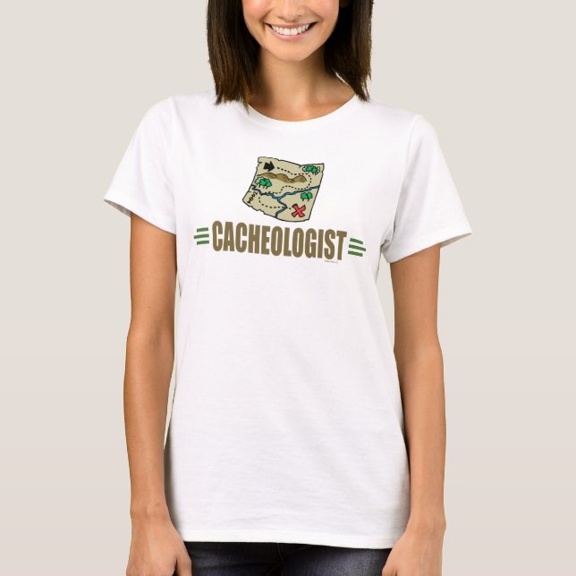 Humourous Geocaching T-Shirt (Front)