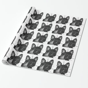 Humourous German Shepherd Holiday Wrapping Paper