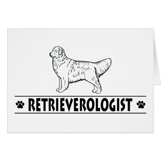 Humourous GOLDEN RETRIEVER (Front Horizontal)