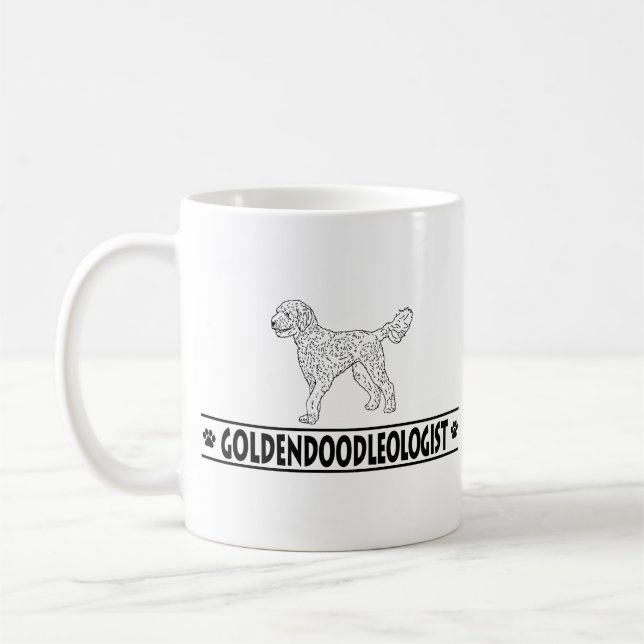Humourous Goldendoodle Coffee Mug (Left)
