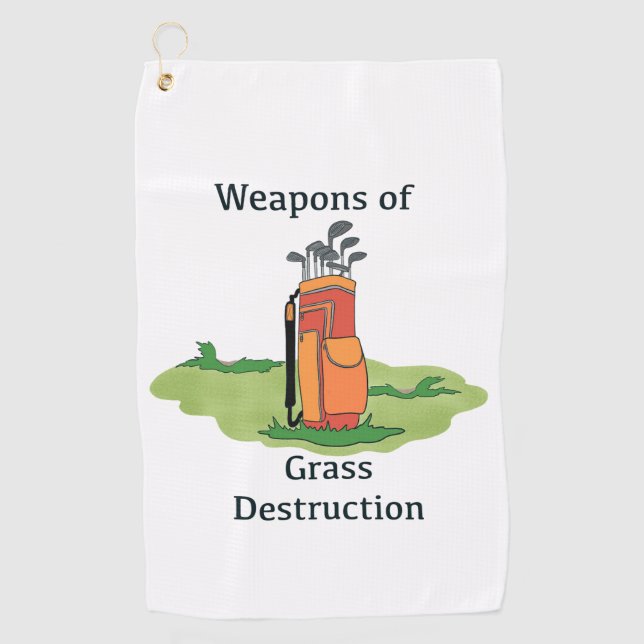 Humourous Golf Towel (Front)