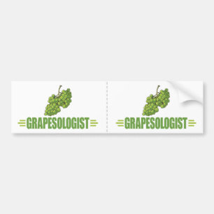 Humourous Grapes Bumper Sticker