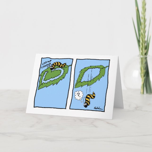 Humourous greeting card by Mike Seddon (Front)