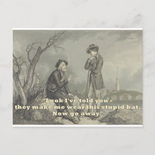 Humourous Greetings Card Fun Scottish Birthday (Front)