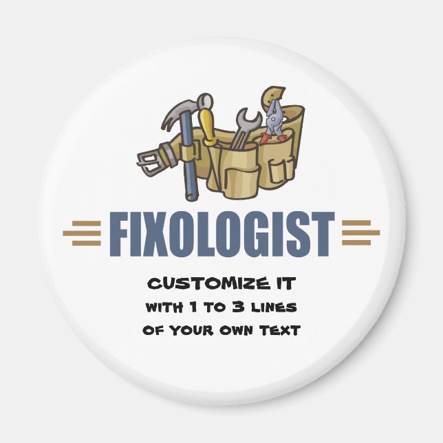 Humourous Handyman Magnet (Front)