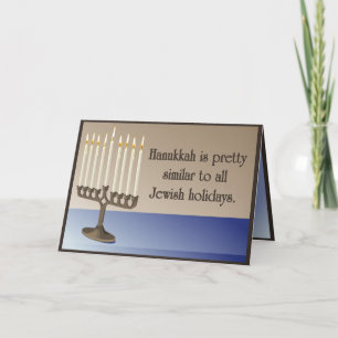 Humourous Hanukkah Holiday Card