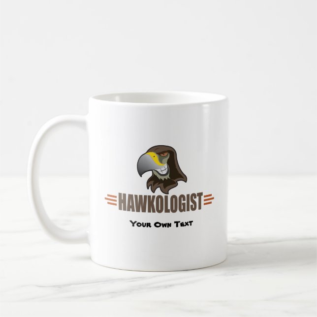 Humourous Hawk Hawks Coffee Mug (Left)