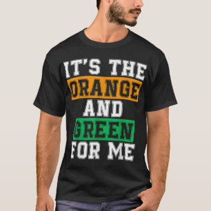 Humourous HBCU It's The Orange and Green For Me Fu T-Shirt