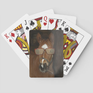 Humourous Horse Foal Smoking Cigar Playing Cards