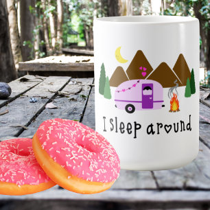 Humourous I Sleep Around  Coffee Mug