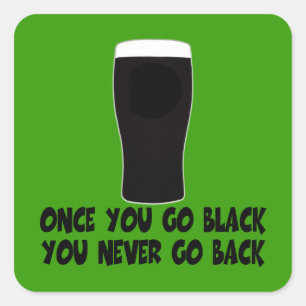 Humourous Irish Square Sticker