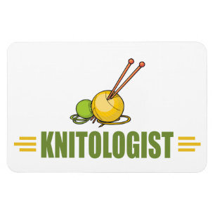 Humourous Knitting Magnet