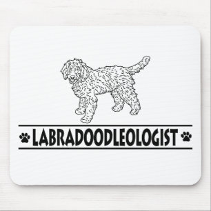Humourous Labradoodle Mouse Pad