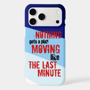 Humourous Last Minute Procrastinator Typography
