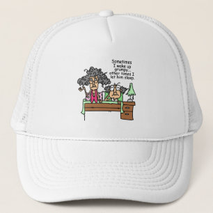 Humourous Let Grumpy Sleep Trucker Hat