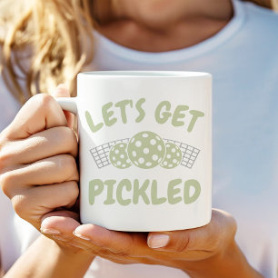 Humourous Let's Get Pickled Coffee Mug