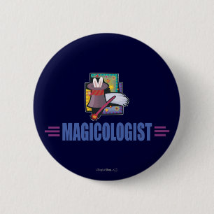 Humourous Magician 6 Cm Round Badge