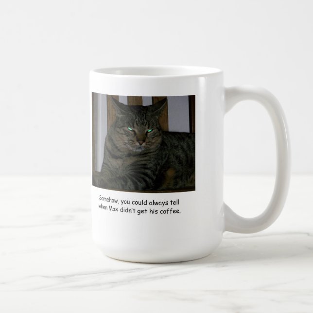 Humourous Max The Bengal Cat Coffe Mug (Right)