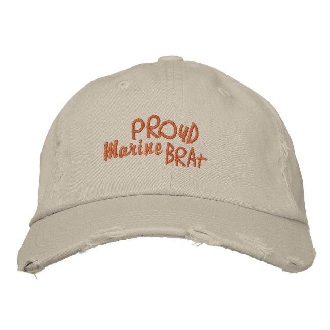 Humourous Military Youth Embroidered Hat (Front)