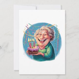 Humourous Nana Birthday Party Card