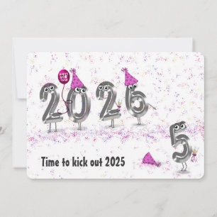 Humourous New Year Party 2026 Invitation