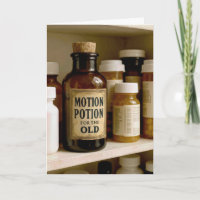 Humourous Old Age Potion Medicine Bottle