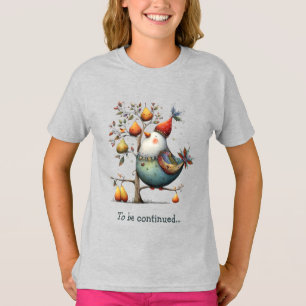 Humourous Partridge in a Pear Tree Whimsical T-Shirt