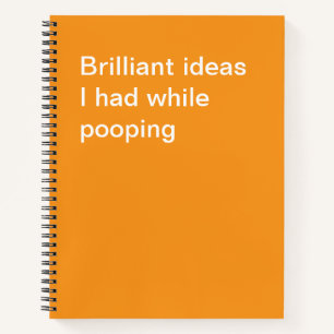 Humourous Personalised Office Notepad Gift Notebook