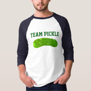 Humourous Pickle Raglan T-Shirt