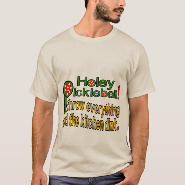 Humourous pickleball t-shirt (Front)
