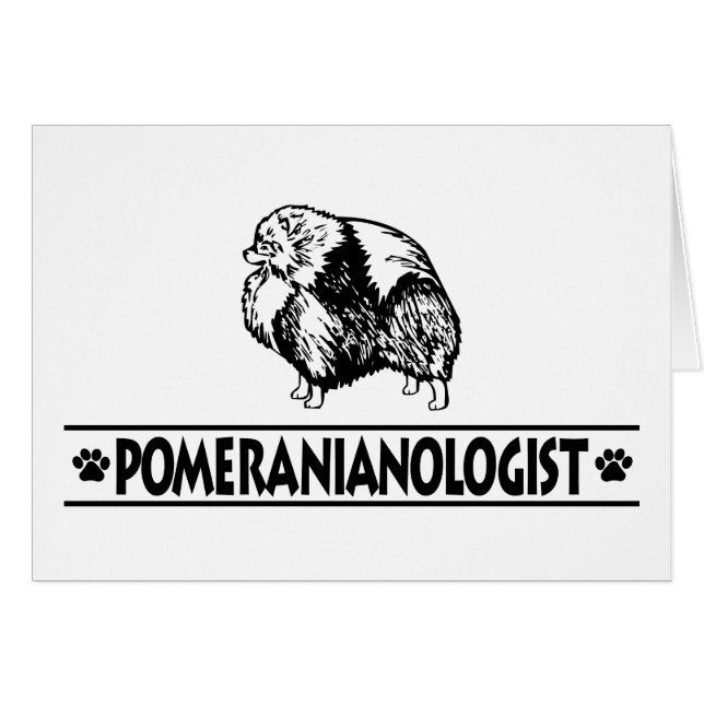 Humourous Pomeranian (Front Horizontal)