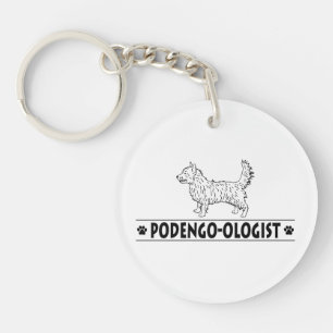 Humourous Portuguese Podengo Pequeno Key Ring