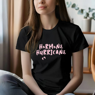 Humourous pregnancy baby fingerprint pink T-Shirt