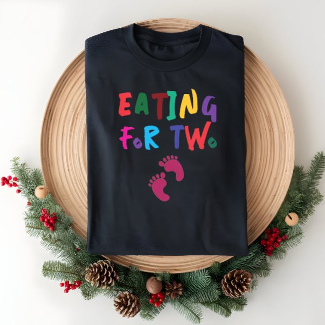 Humourous pregnancy fingerprint colourful T-Shirt (Creator Uploaded)