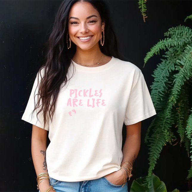 Humourous pregnancy fingerprint pinkT-Shirt Tri-Blend Shirt (Creator Uploaded)