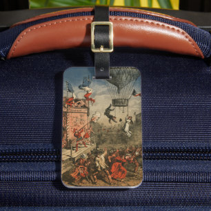 Humourous Print Of A Theatrical Performer Luggage Tag