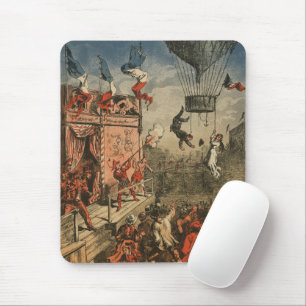 Humourous Print Of A Theatrical Performer Mouse Pad