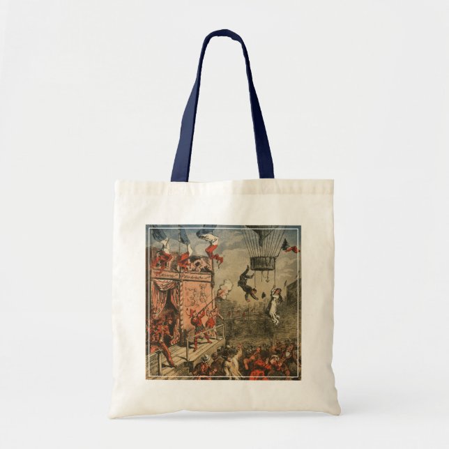Humourous Print Of A Theatrical Performer Tote Bag (Front)