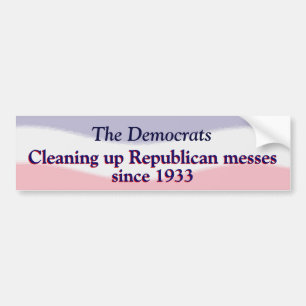 Humourous Pro Democratic Party  Sticker
