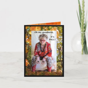 Humourous question about Fall Card
