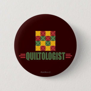 Humourous Quilting 6 Cm Round Badge