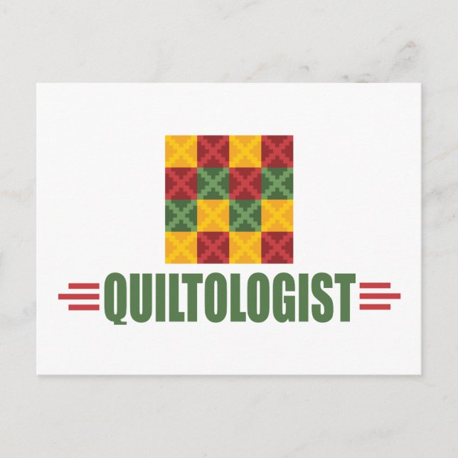 Humourous Quilting Postcard (Front)
