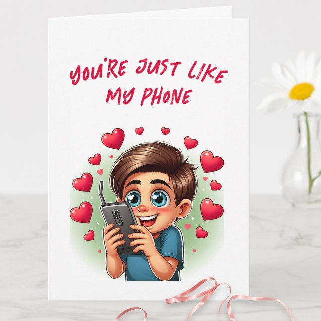 Humourous Quote Cute Dating Funny Valentines Day Card (Creator Uploaded)