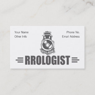 Humourous Railroad Business Card