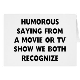Humourous Saying