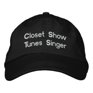Humourous Show Tunes Embroidered Hat