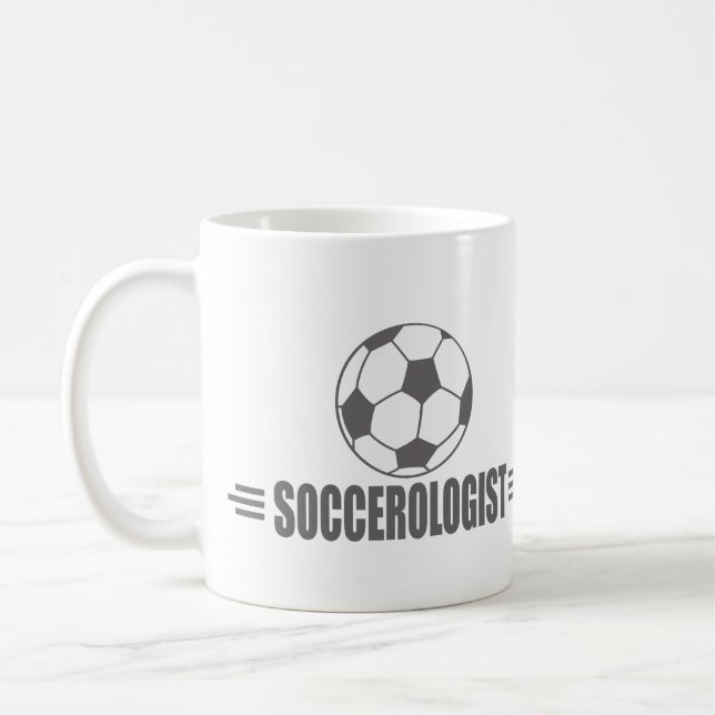 Humourous Soccer Coffee Mug (Left)