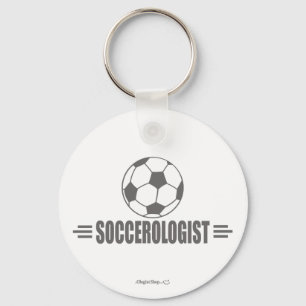 Humourous Soccer Key Ring