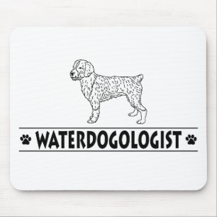 Humourous Spanish Water Dog Mouse Pad