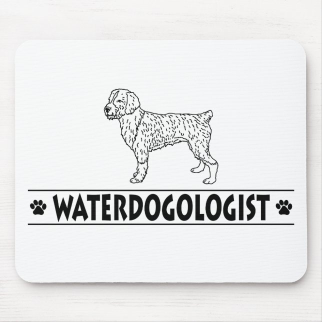 Humourous Spanish Water Dog Mouse Pad (Front)